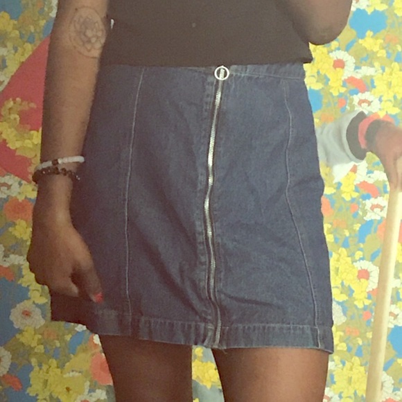 H&M zip up demin mini - Picture 1 of 2